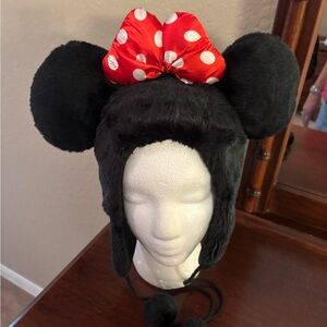 Disney Parks Minnie Mouse Fur Hat